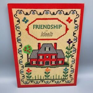Vintage Ideals Friendship 1975 Vol.32 No.1 Magazine January Poetry Art Poems
